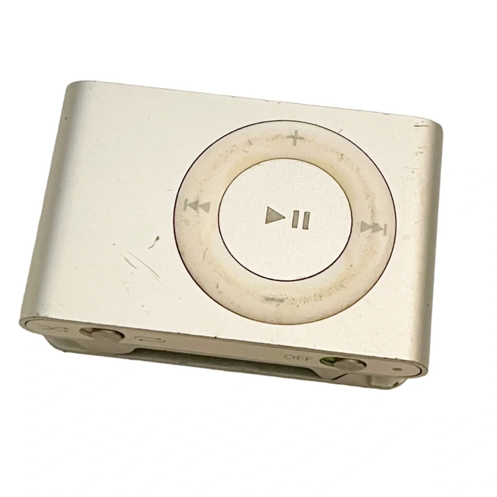 Apple iPod Shuffle 2nd Generation Silver 1 GB Untested Electronic Music Player‎